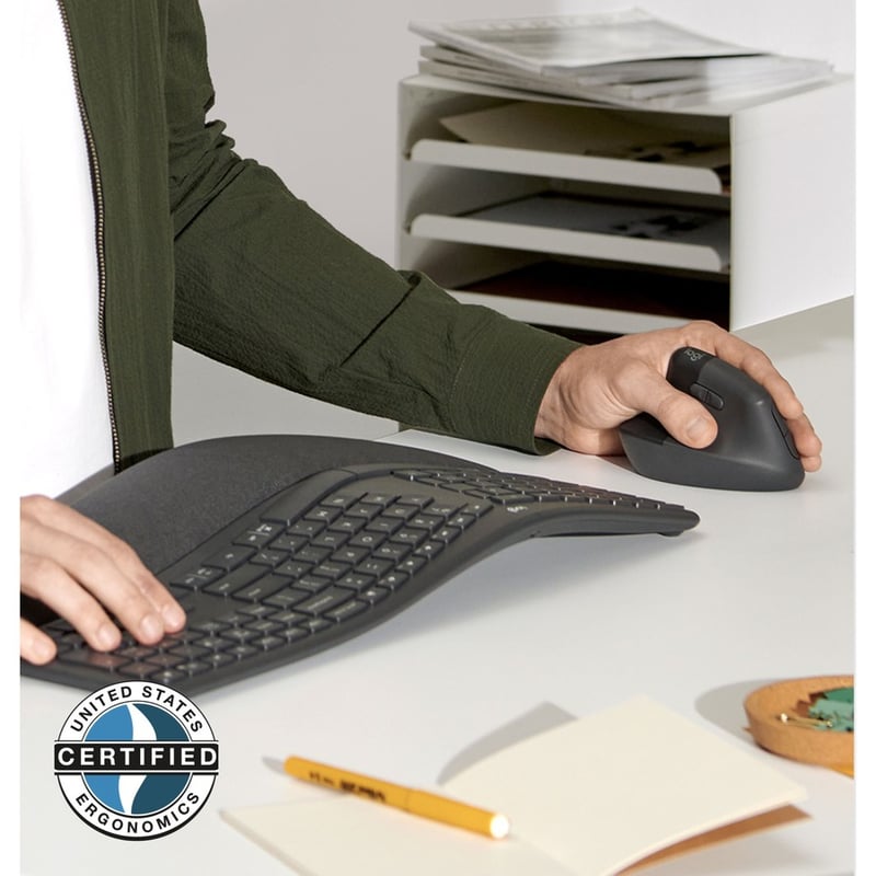 Logitech Lift Ergo Mouse - Thumbnail 4