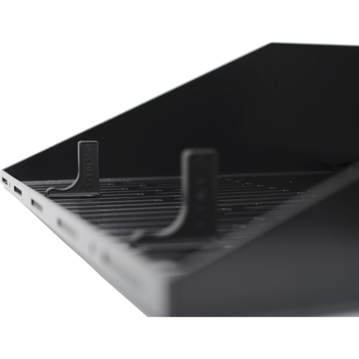 Sanus Component Series AV Rack Shelf - 2RU Vented Rack Shelf - Black - Thumbnail 5