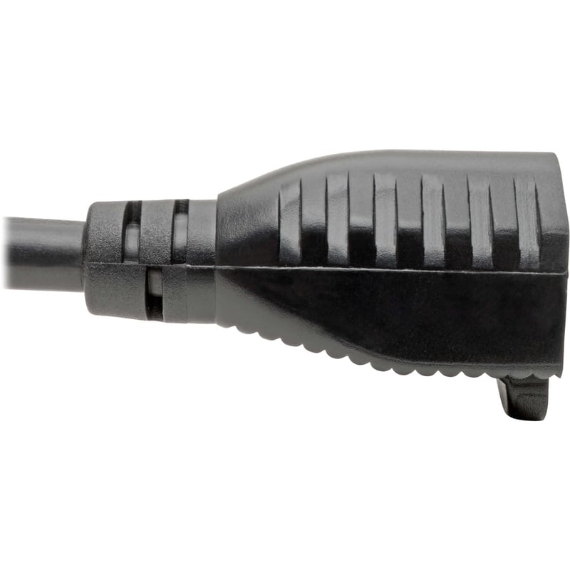 Eaton Tripp Lite Series Power Cord Adapter, NEMA 5-15R to NEMA L5-15P - Heavy-Duty, 15A, 120V, 14 AWG, 1 ft. (0.31 m), Black - Thumbnail 4