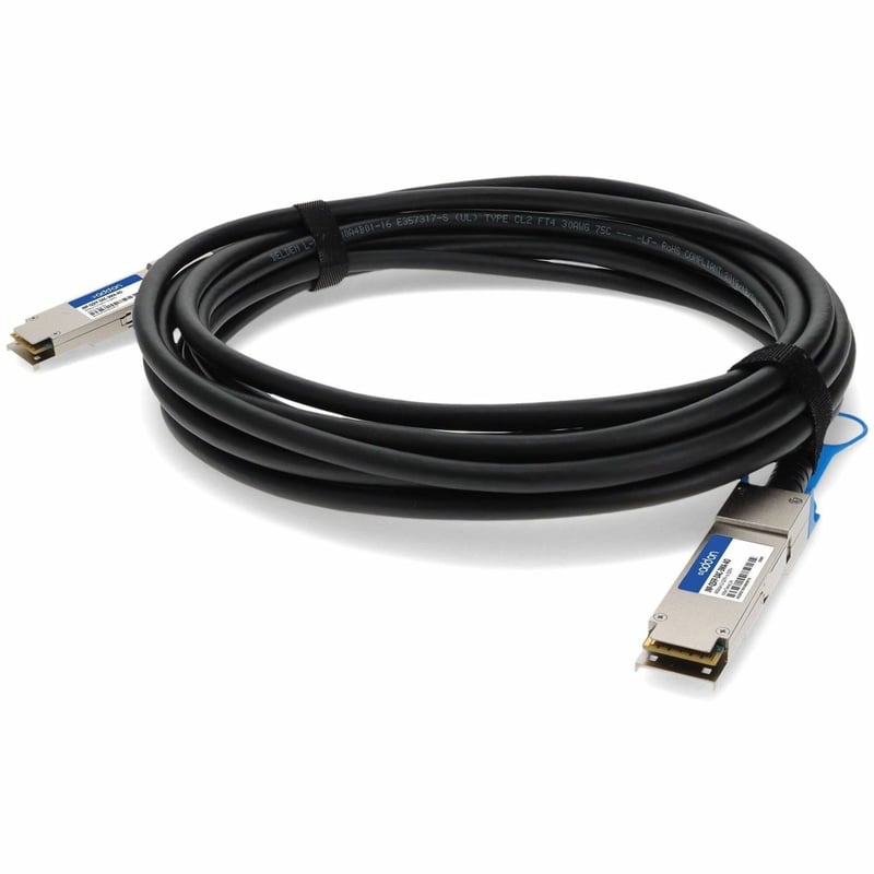 AddOn Juniper Networks® JNP-QSFP-DAC-3MA Compatible TAA Compliant 40GBase-CU QSFP+ Direct Attach Cable (Active Twinax, 3m) - Thumbnail 1