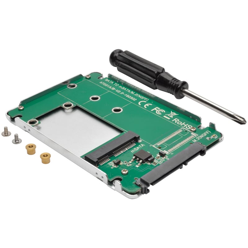 Eaton Tripp Lite Series M.2 NGFF SATA SSD (B-Key) to 2.5 in. SATA Enclosure Adapter - Thumbnail 3