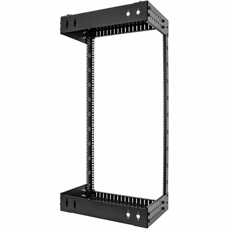 StarTech.com 2-Post 21U Heavy-Duty Wall Mount Network Rack, 19" Open Frame Server Rack with Adjustable Depth, Data Rack for IT Equipment~ - Thumbnail 4