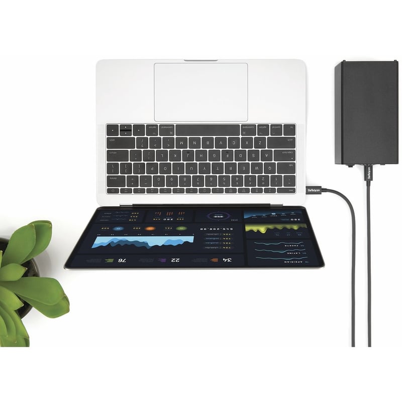 StarTech.com 2m (6.6ft) Thunderbolt 3 Cable, 20Gbps, 100W PD, 4K Video, Thunderbolt-Certified, Compatible w/ TB4/USB 3.2/DisplayPort - Thumbnail 4
