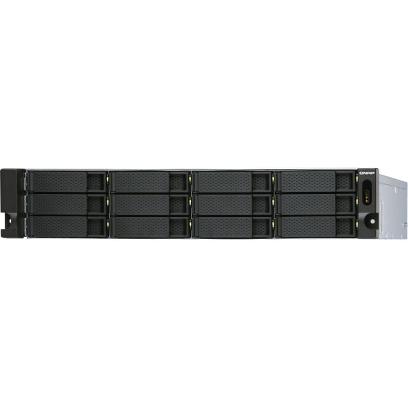 QNAP TL-R1200S-RP Drive Enclosure SATA/600 - Mini-SAS Host Interface - 2U Rack-mountable - Thumbnail 4