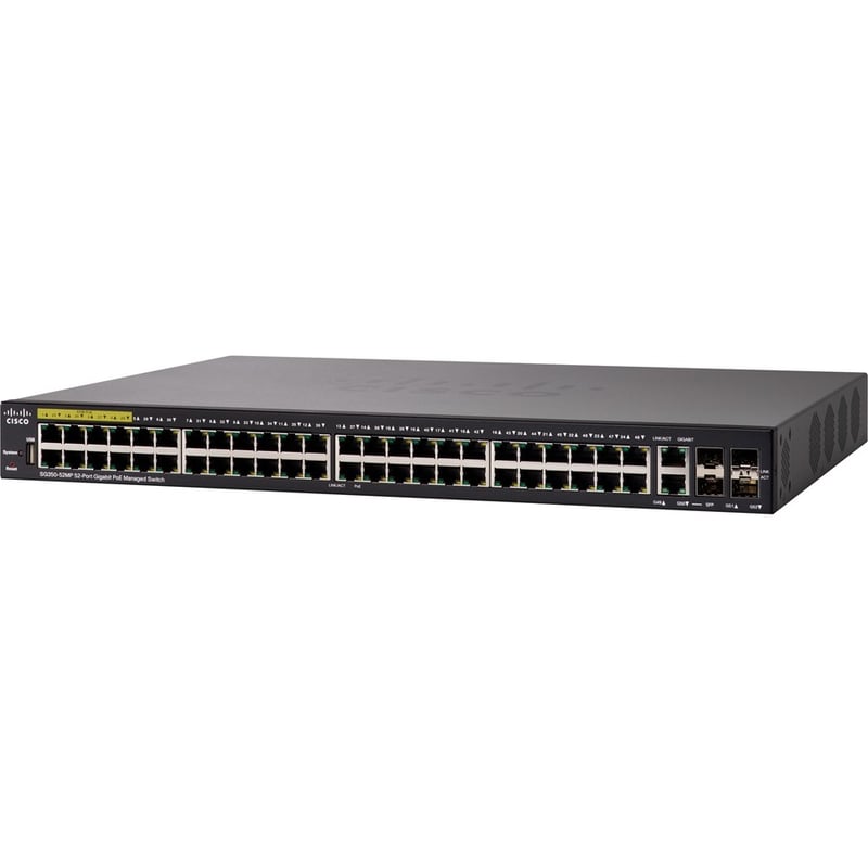 Cisco SG350-52MP 52-Port Gigabit Max-PoE Managed Switch - Thumbnail 3