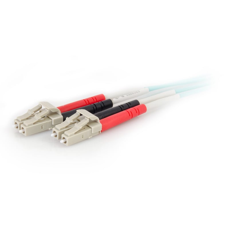 10M FIBER OPTIC MMF OM4 LC/LC 50/125 DUPLEX PVC CABLE - Thumbnail 3