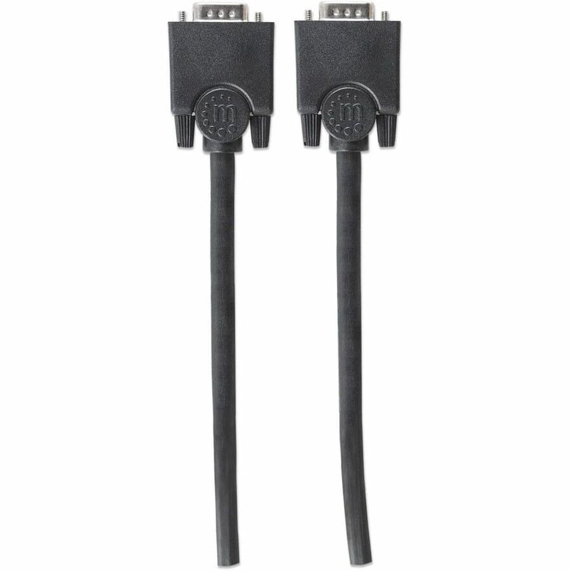 Manhattan SVGA HD15 Male to HD15 Male Monitor Cable, 6', Black - Thumbnail 5