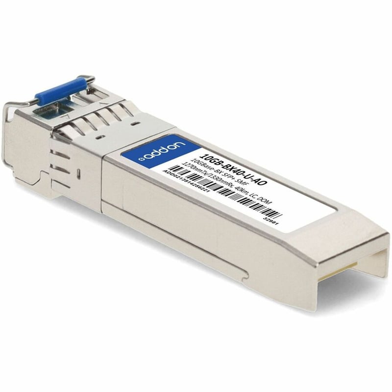 AddOn Extreme Networks® 10GB-BX40-U Compatible TAA 10GBase-BX SFP+ Transceiver (SMF, 1270nmTx/1330nmRx, 40km, LC, DOM) - Thumbnail 3