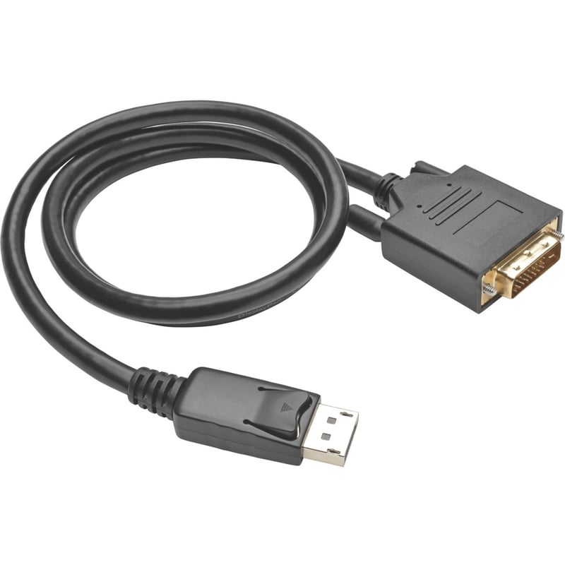 Eaton Tripp Lite Series DisplayPort 1.2 to DVI Active Adapter Cable (DP with Latches to DVI-D Dual Link M/M), 3 ft. (0.9 m) - Thumbnail 1