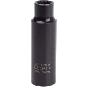 Sunex Tools 1/2" DR. 12MM 12-Point Deep Impact Socket