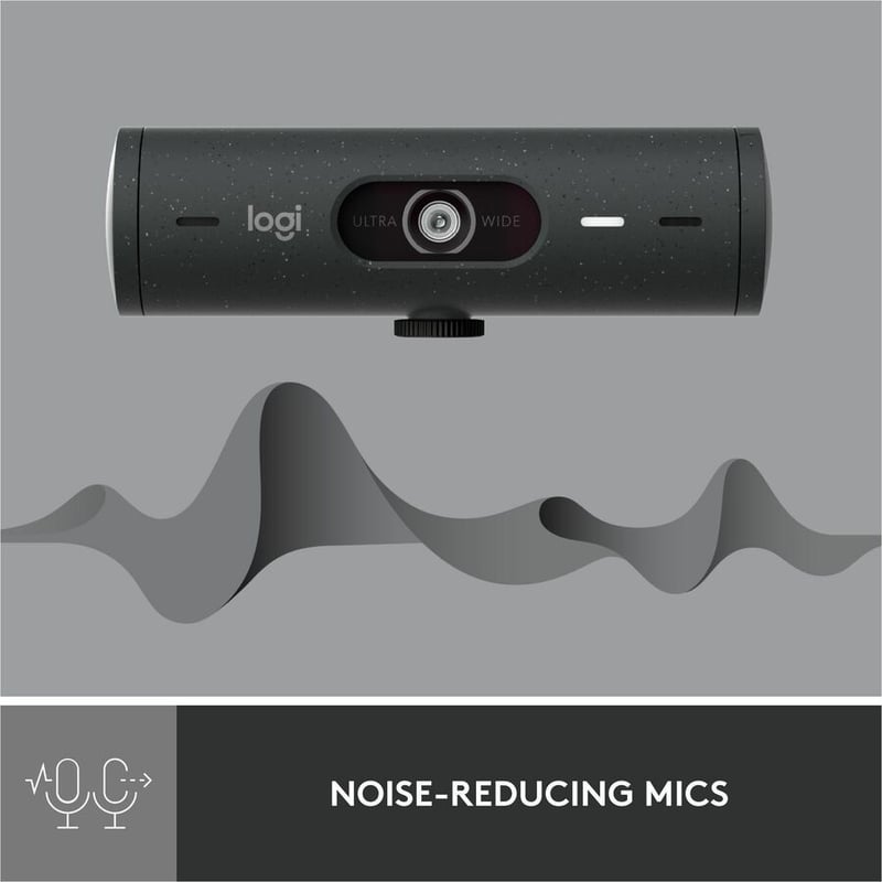 Logitech BRIO 500 Webcam - 4 Megapixel - 60 fps - Graphite - USB Type C - Thumbnail 4