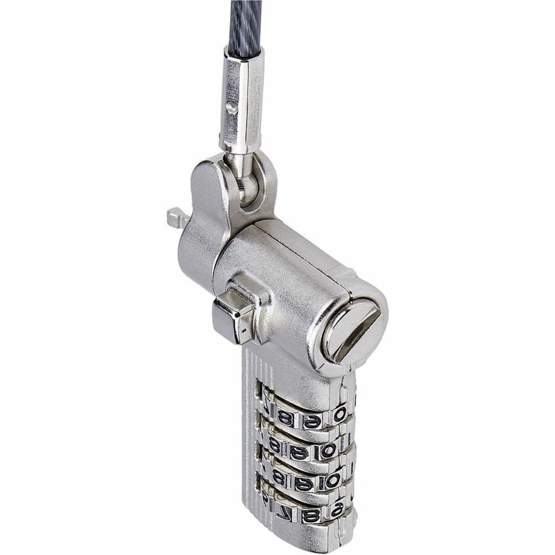 UNIVERSAL LAPTOP CABLE LOCK 6.6FT SERIALIZED SECURITY CABLE - Thumbnail 3
