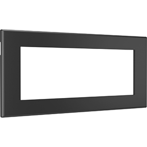 On-Q Furniture Power Replacement Bezel for Basic Power Unit- Black