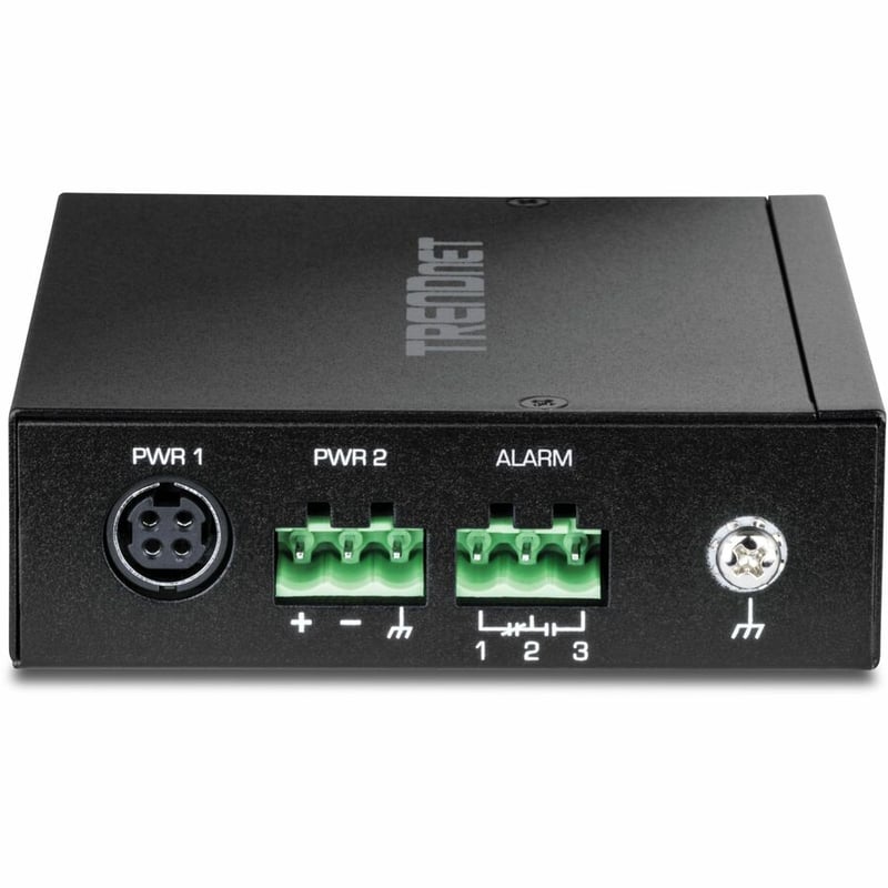 5PORT INDUSTRIAL GB DIN-RAIL SW MM SC PORT 4XGIGABIT PORTS - Thumbnail 2