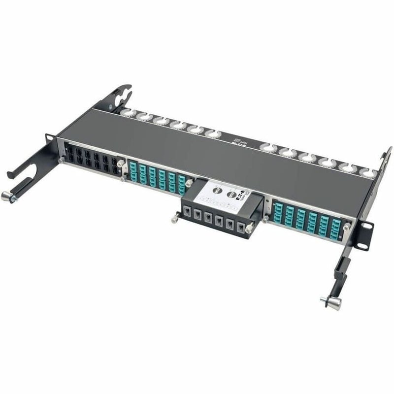 Eaton Tripp Lite Series 100Gb/120Gb to 40Gb Breakout Cassette, (x2) 24-Fiber MTP/MPO (Male with Pins) to (x6) 12-Fiber MTP/MPO (Male with Pins) - Thumbnail 3