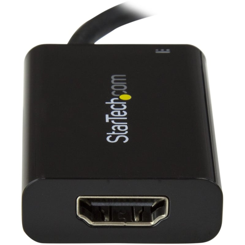 StarTech.com USB C to HDMI 2.0 Adapter 4K 60Hz with 60W Power Delivery Pass-Through Charging - USB Type-C to HDMI Video Converter - Black - Thumbnail 5