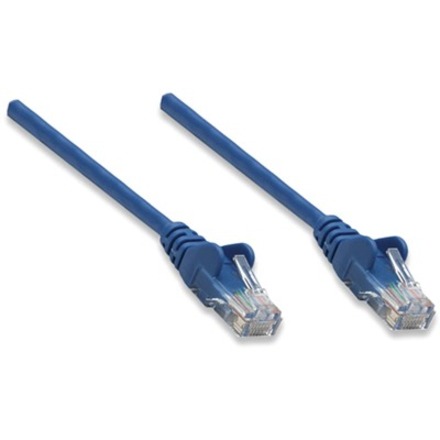 Intellinet Network Solutions Cat5e UTP Network Patch Cable, 50 ft (15.0 m), Blue - Thumbnail 2