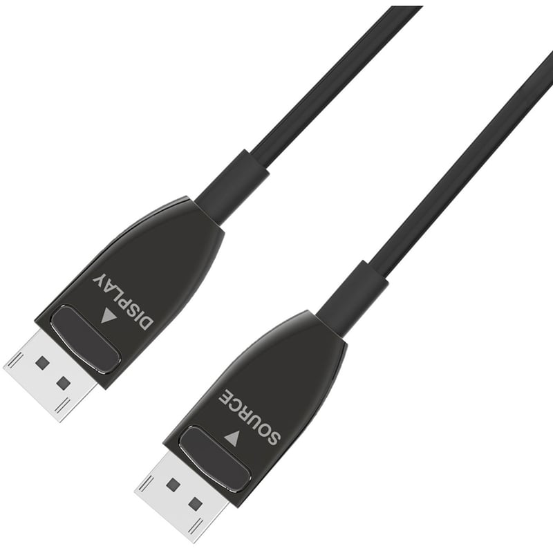 4XEM 15M 50FT Active Optical Fiber 1.4 DisplayPort Cable - Thumbnail 2