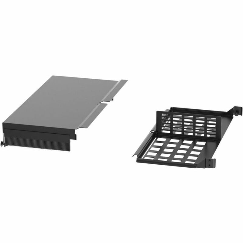 Panduit HD Flex Enclosure Slack Plate w/Rear 2RU, White - Thumbnail 3
