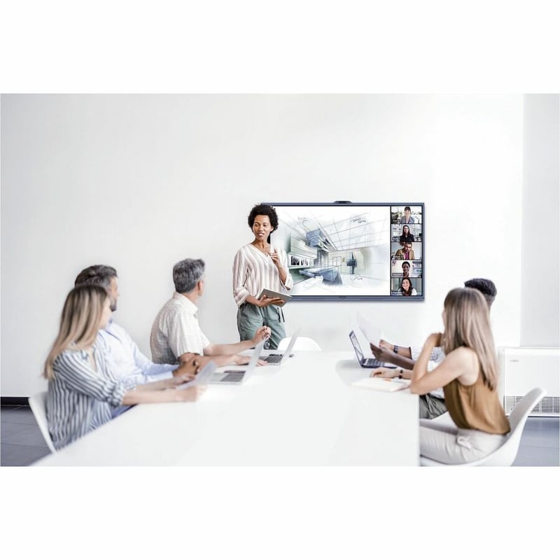 MAXHUB XBOARD V7 SERIES 86IN, 4K TOUCH DISPLAY, TRIPLE CAMERAS, MICS, SPKRS, WAL - Thumbnail 2
