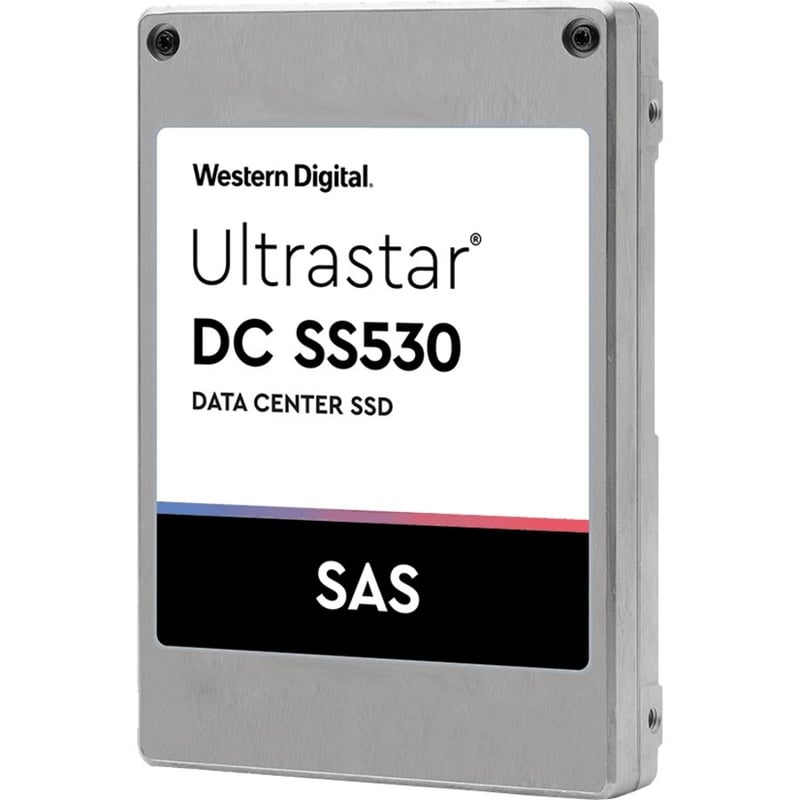 WD Ultrastar SS530 1.92 TB Solid State Drive - 2.5" Internal - SAS (12Gb/s SAS) - 3.5" Carrier - Read Intensive - Thumbnail 1