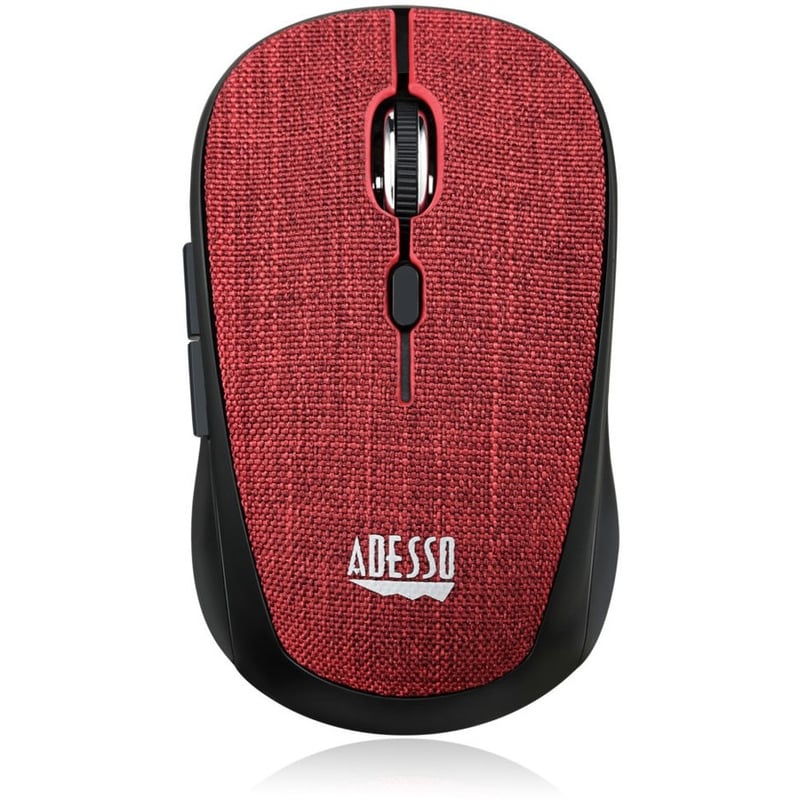 Adesso iMouse S80R - Wireless Fabric Optical Mini Mouse (Red) - Thumbnail 5