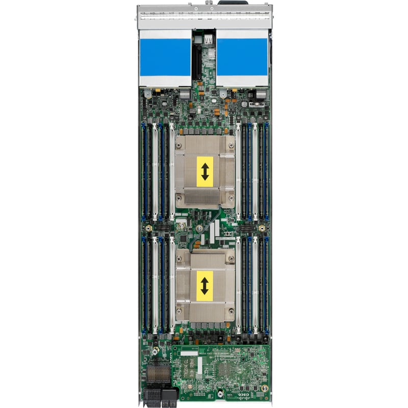 Cisco B200 M3 Blade Server - 2 Xeon E5-2640 v2 2 GHz - 128 GB RAM - Serial Attached SCSI (SAS) Controller - Refurbished - Thumbnail 2