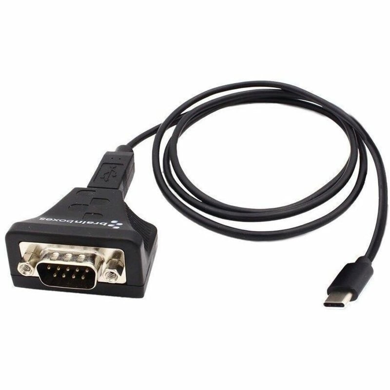 Brainboxes USB-C to 1 Port RS232 Industrial Isolated USB to Serial - Thumbnail 1