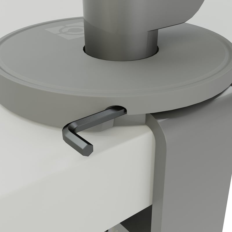 Chief Koncis Single Arm Desk Mount - For Displays 10-32" - Silver - Thumbnail 2