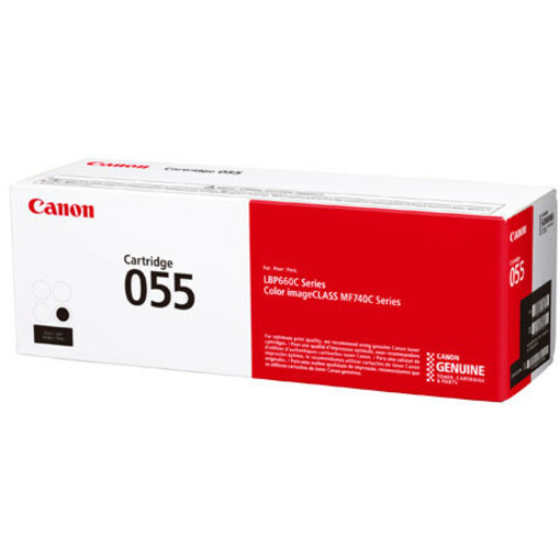 Canon 055 Original Laser Toner Cartridge - Black - 1 Pack - Thumbnail 2