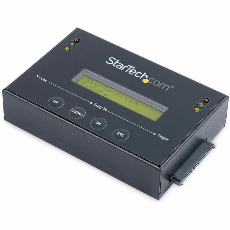 StarTech.com 1:1 Standalone Hard Drive Duplicator with Disk Image Library Manager for Backup & Restore, HDD/SSD Cloner - Thumbnail 1