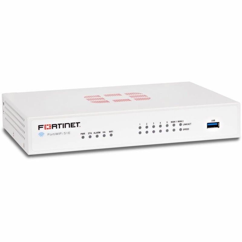 Fortinet FortiWifi FWF-51E Network Security/Firewall Appliance - Thumbnail 3