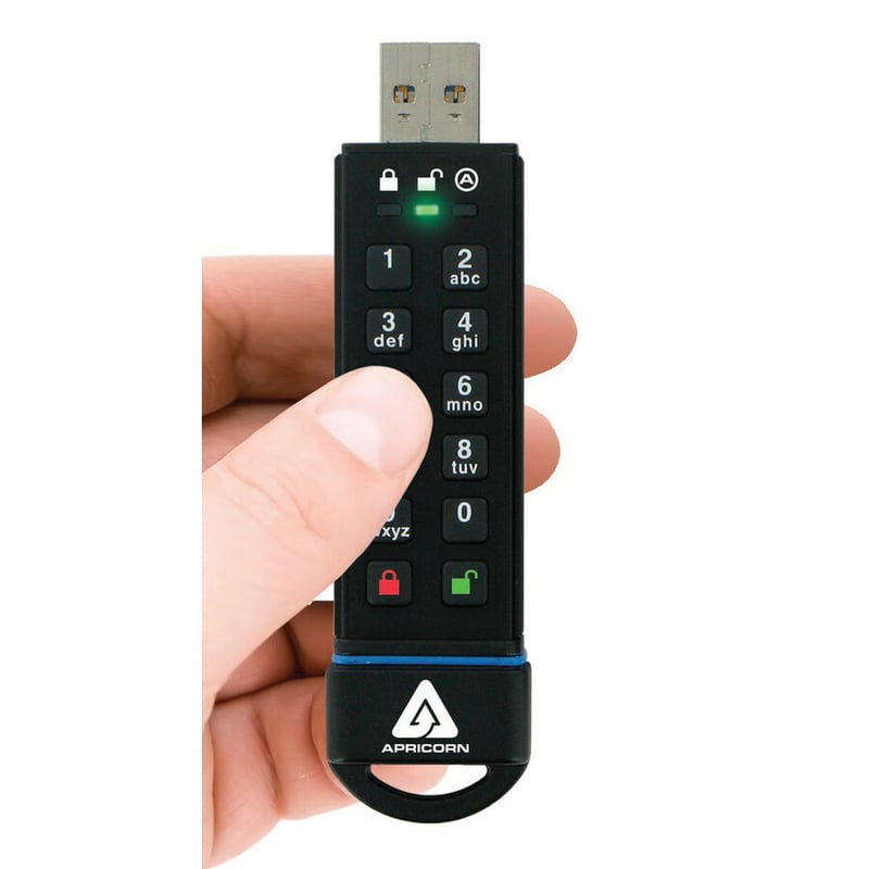 Apricorn Aegis Secure Key 3.0 - USB 3.0 Flash Drive - Thumbnail 3
