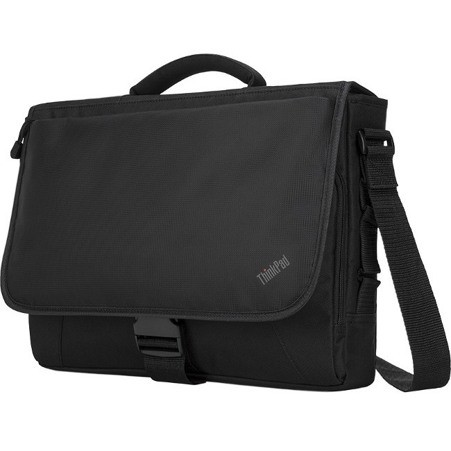 Lenovo Carrying Case (Messenger) for 15.6" Notebook - Black - Thumbnail 1