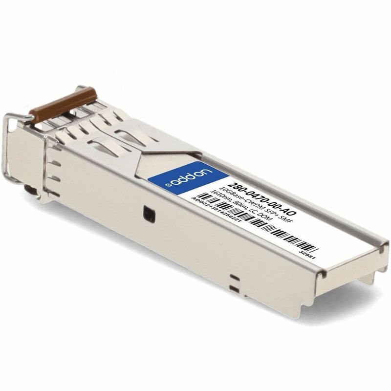 AddOn Cyan® 280-0470-00 Compatible TAA 10GBase-CWDM SFP+ Transceiver (SMF, 1610nm, 80km, LC, DOM) - Thumbnail 3