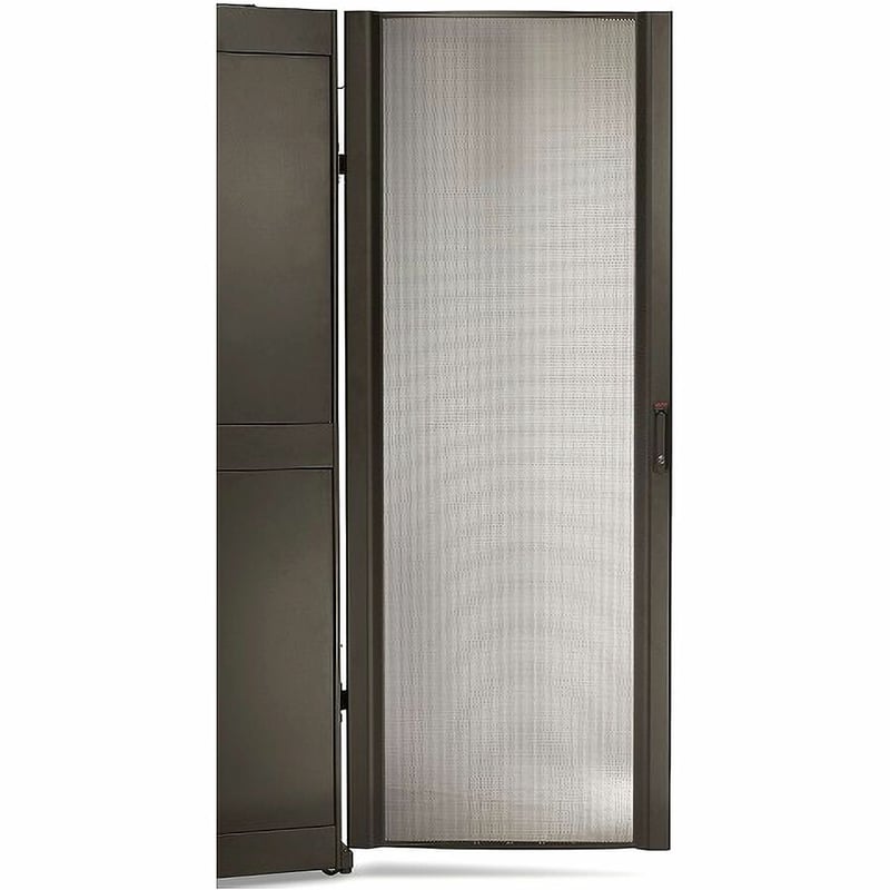 APC by Schneider Electric NetShelter SX 45U 600mm Wide Perforated Curved Door Black - Thumbnail 2
