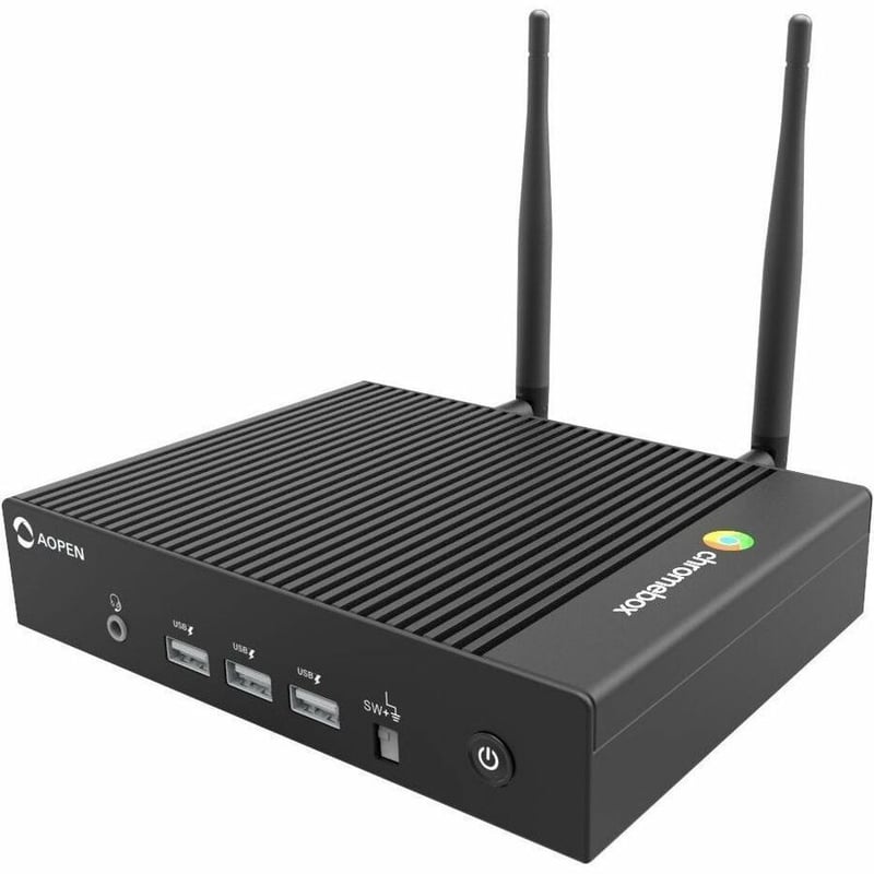 AOPEN Chromebox Mini 2 Enterprise Upgrade - Intel Celeron N4500 - Fanless - Wifi 6 - 8 GB RAM - 32 GB eMMC - 3 Year Warranty - Military grade - Thumbnail 2