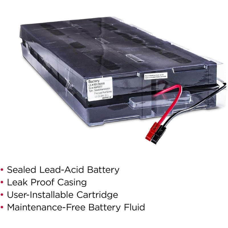 CyberPower RB1290X6B Replacement Battery Cartridge - Thumbnail 2