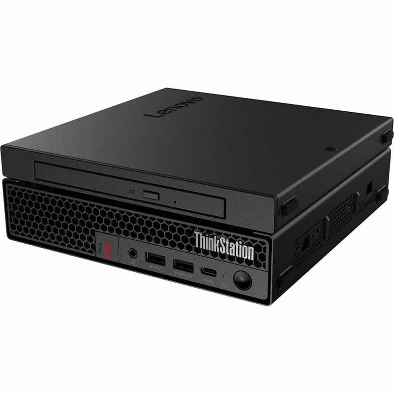 Lenovo ThinkStation P3 30H00012US Workstation - 1 x Intel Core i5 13th Gen i5-13500T - 16 GB - 512 GB SSD - Tiny - Black