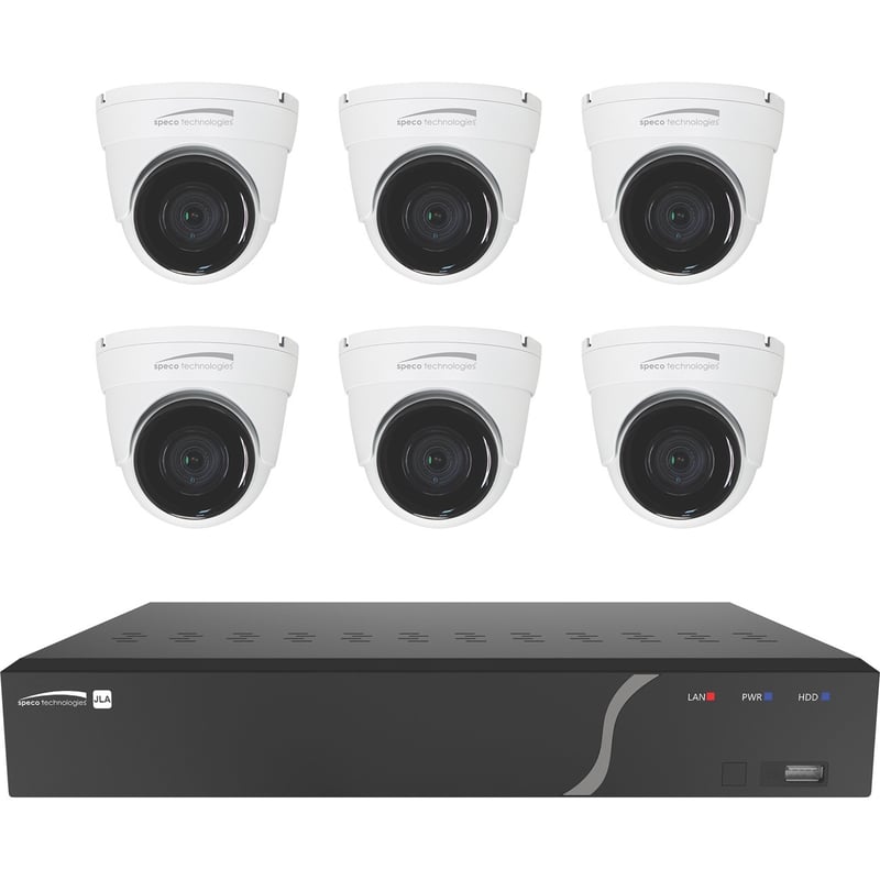 Speco ZIPK8T2 Video Surveillance System - 2 TB HDD - Thumbnail 1