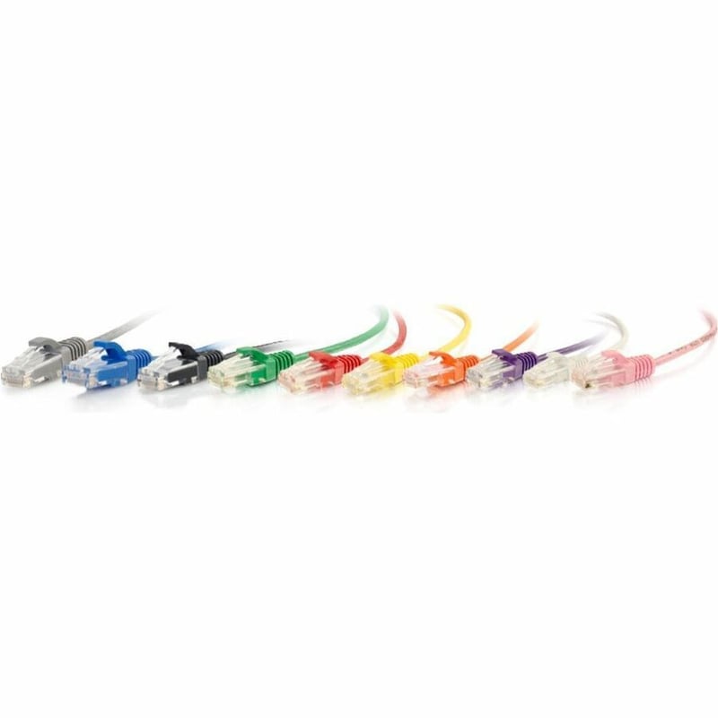 Quiktron Q-Series 28 AWG CAT6 Patch Cable, Pink, 4 FT - Thumbnail 2