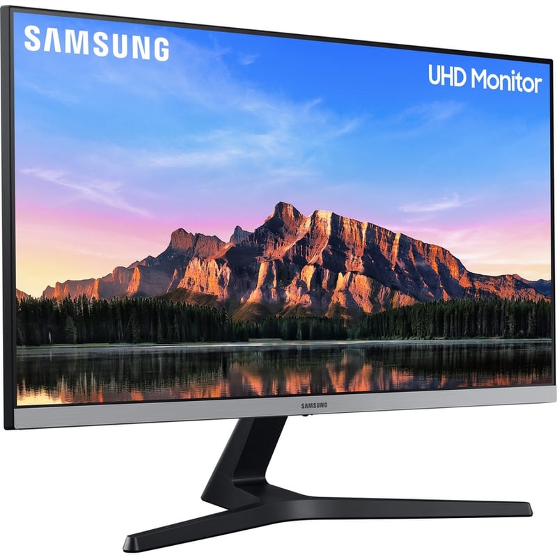 Samsung U28R550UQN 28" Class 4K UHD LCD Monitor - 16:9 - Dark Blue Gray - Thumbnail 2