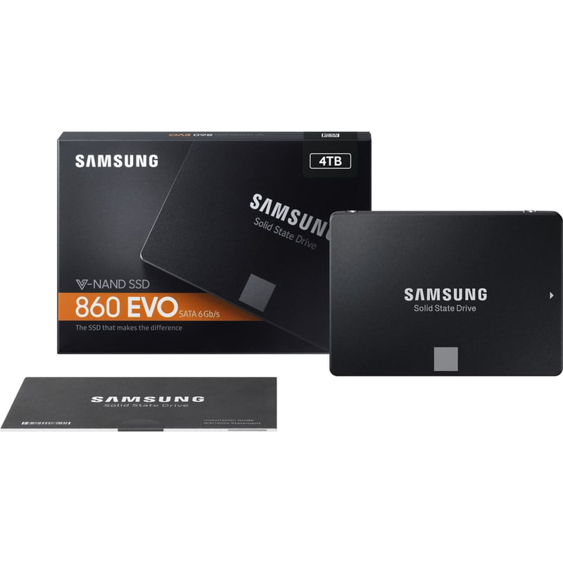 SAMSUNG 860 EVO 4TB 2.5 SATA 6GB/S - 550MB/S SEQ. READ - 520MB/S SEQ. WRITE - 5