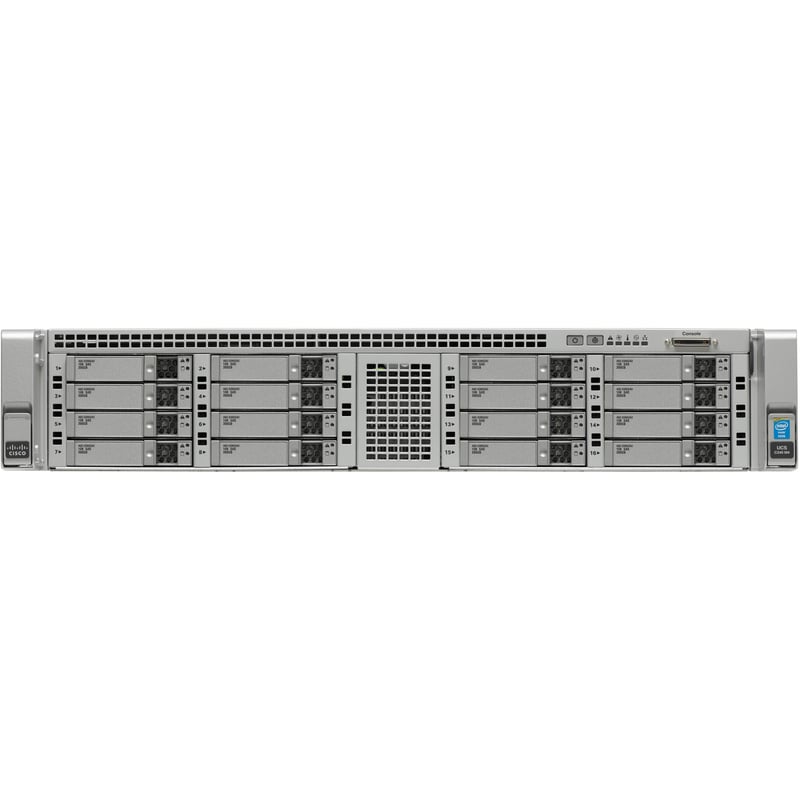 Cisco C240 M4 2U Rack Server - 1 x Intel Xeon E5-2609 v4 1.70 GHz - 32 GB RAM - 12Gb/s SAS Controller - Thumbnail 1