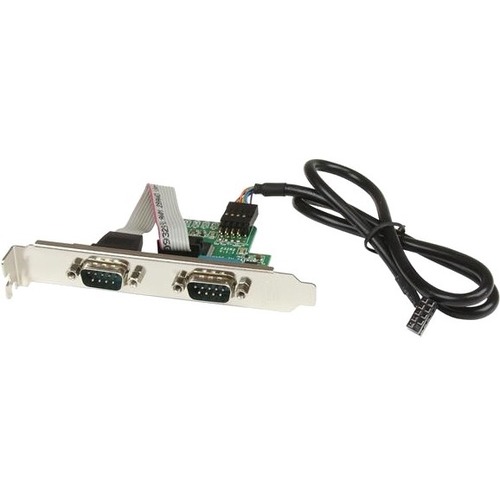 StarTech.com Motherboard Serial Port - Internal - 2 Port - Bus Powered - FTDI USB to Serial Adapter - USB to RS232 Adapter - Thumbnail 1