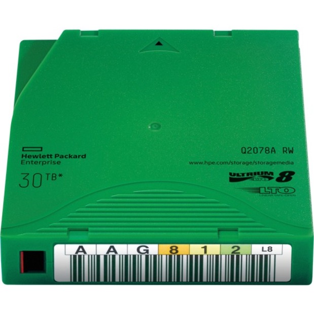 HPE LTO-8 Ultrium 30TB RW Data Cartridge - Thumbnail 2