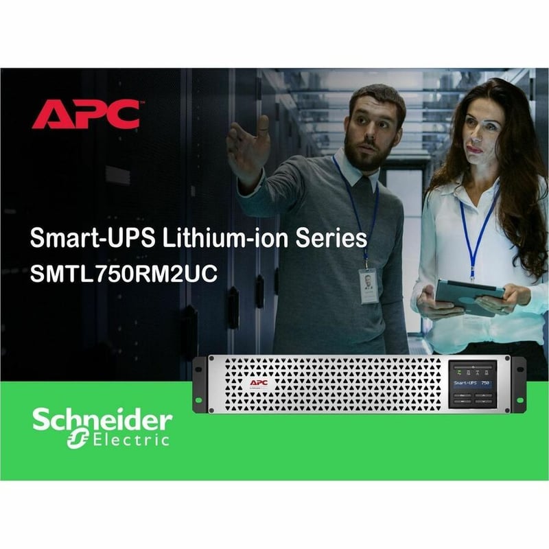 APC by Schneider Electric Smart-UPS SMTL750RM2UC Rack-mountable 750VA UPS (Not for sale in Vermont) - Thumbnail 5