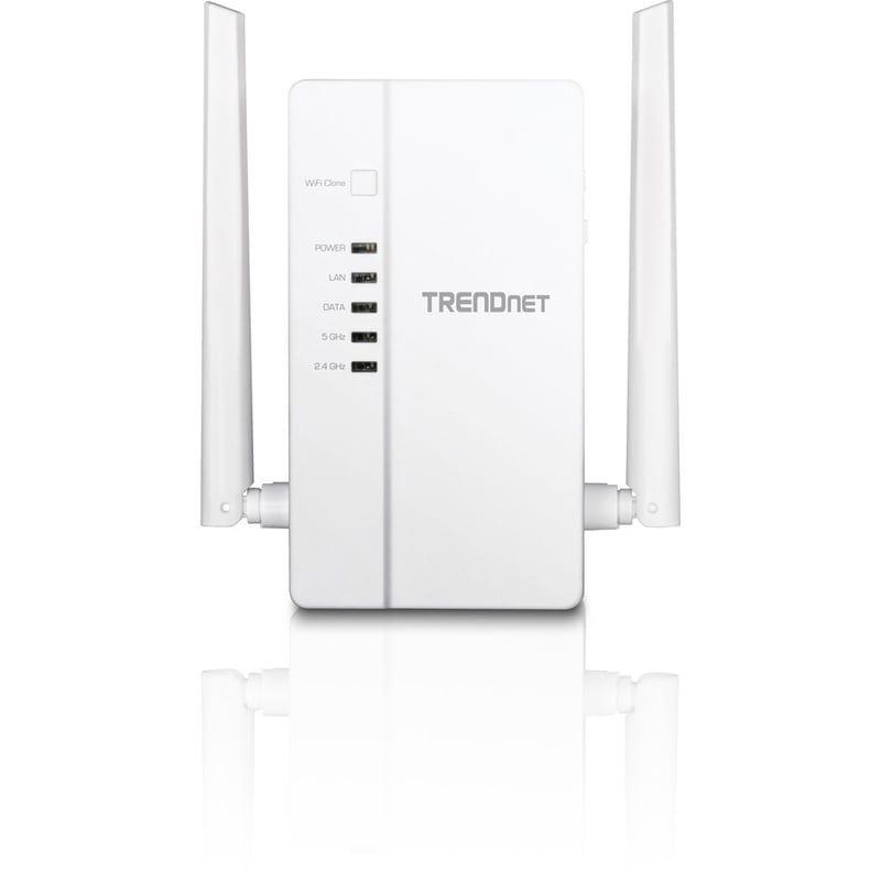 TRENDnet Wi-Fi Everywhere Powerline 1200 AV2 AC1200 Wireless Access Point, Expand Your Wireless Coverage, Built-in Concurrent Dual-Band, 3 x Gigabit Ports, MIMO, Beamforming, White, TPL-430AP - Thumbnail 2