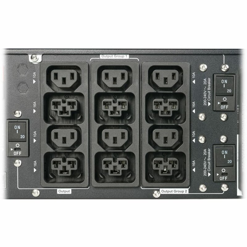 9PX 6KVA 5.4KW 208V ONLINE UPS L6-30P OR HW INPUT 6 C39 6 C13 3U - Thumbnail 2