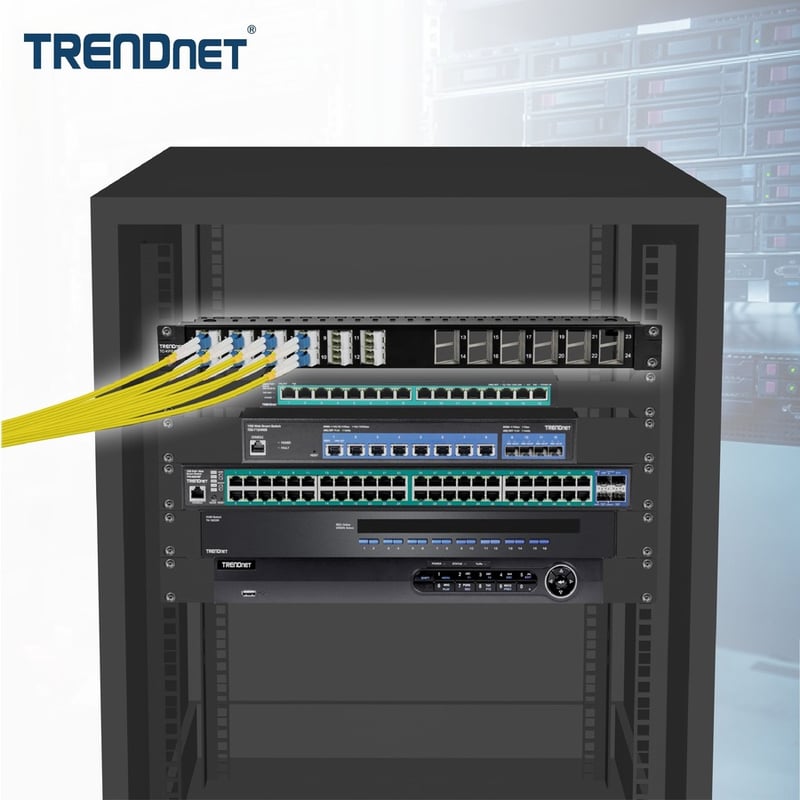 TRENDnet 24-Port Blank Angled Keystone Shielded 1U Patch Panel, TC-KP24SA, STP, Cat6A, Cat5, Cat5e, Cat6, 19" Rackmount Design, Black - Thumbnail 4